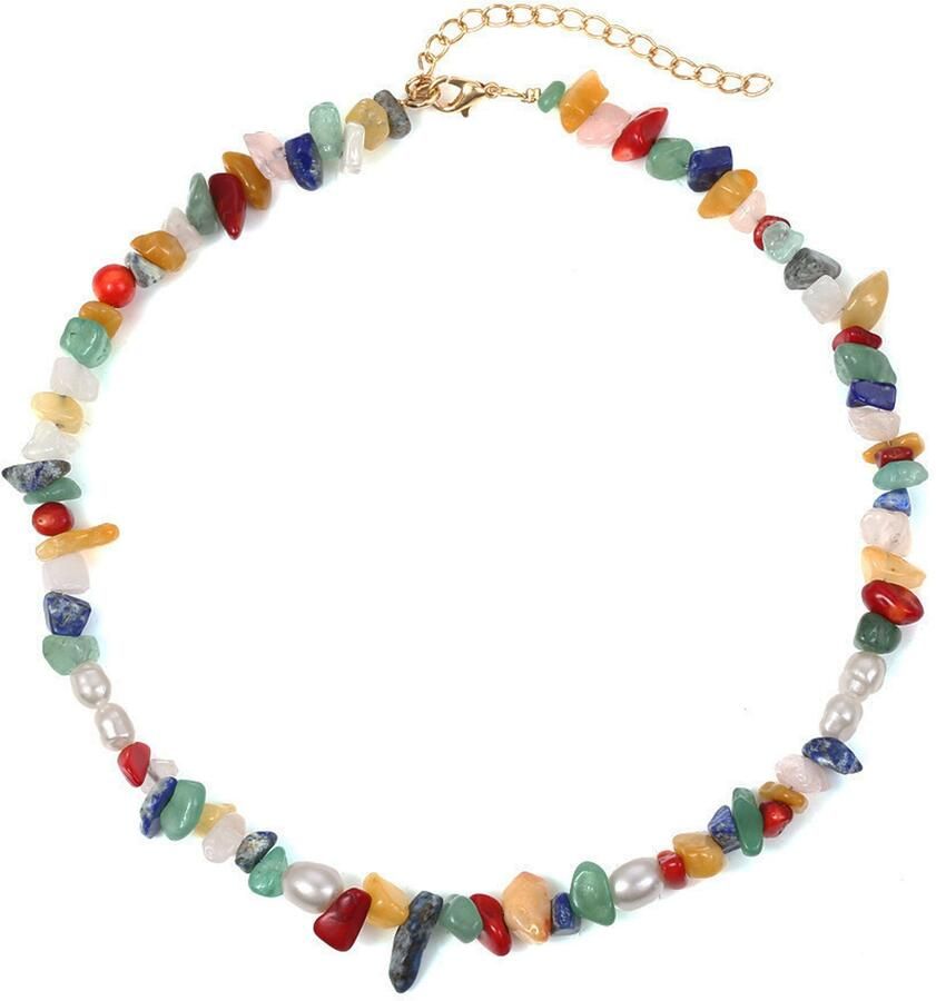 Firetti Collier Sieraden cadeau Colorful gemstone chips - Foto 3