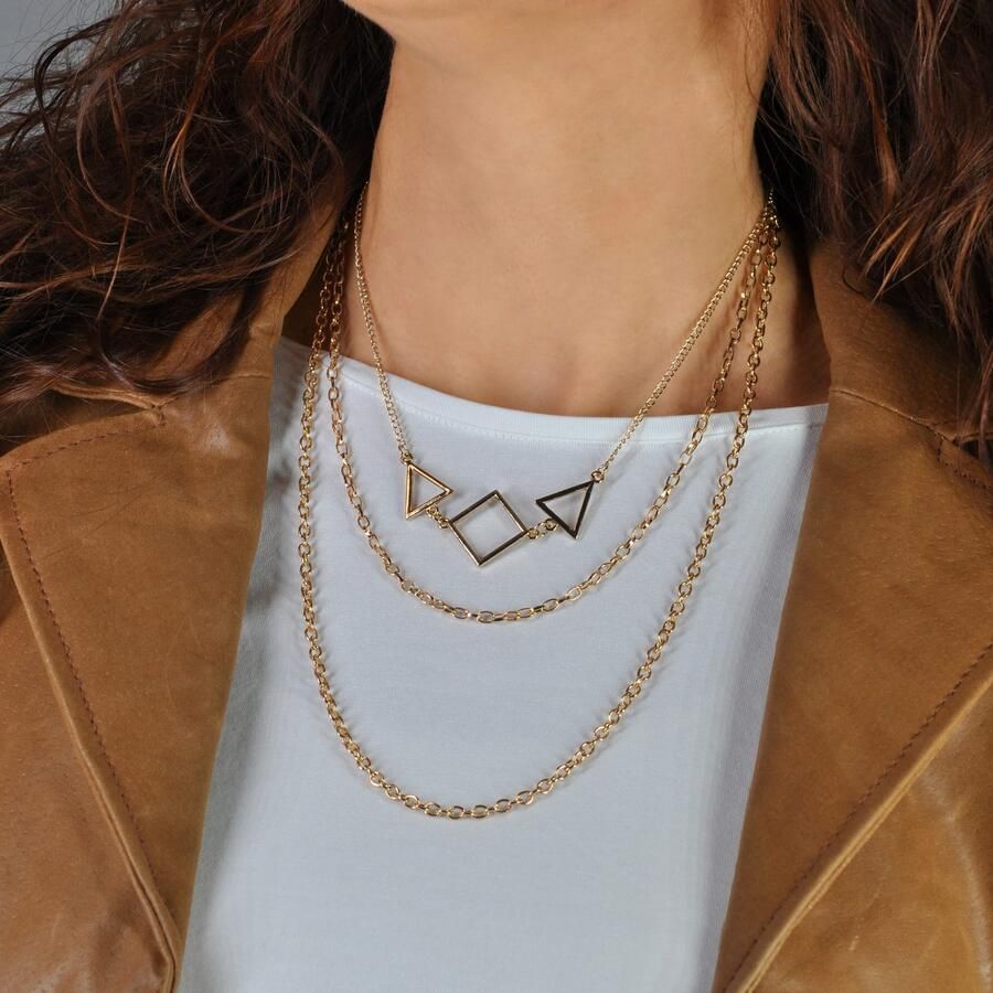 Firetti Collier Sieraden cadeau Layering Geometric Shape