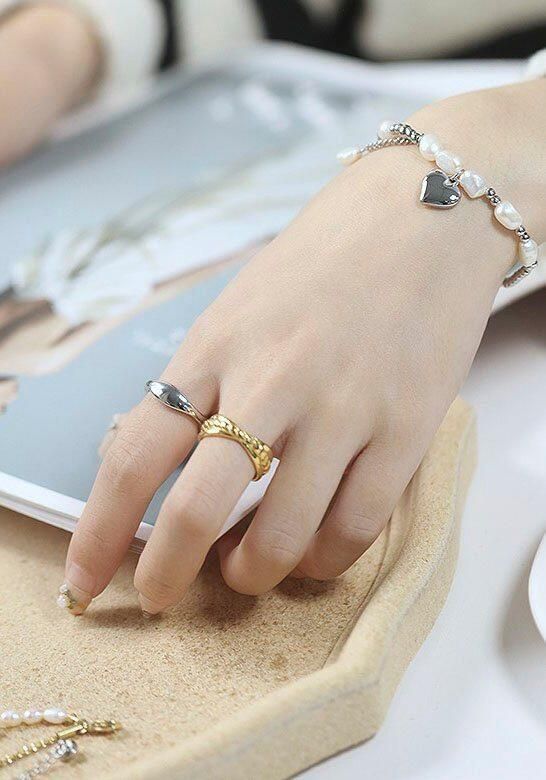 Firetti Edelstalen armband Sieraad cadeau hart & parels - Foto 2