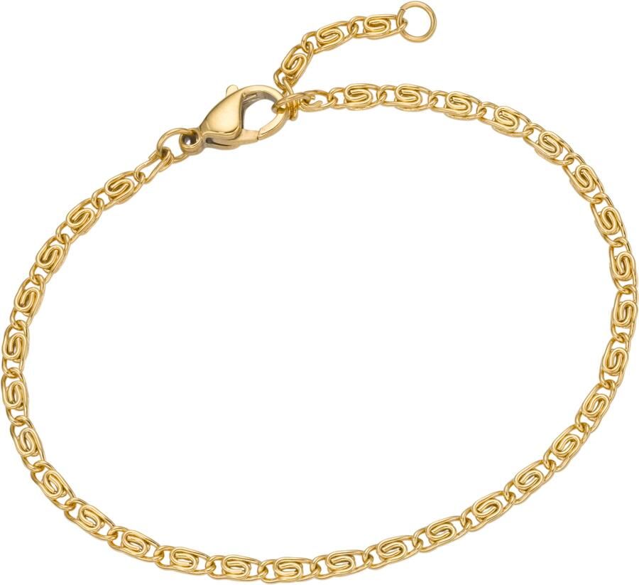 Firetti Edelstalen armband Sieraad cadeau S-panzerketting 3 45 mm breed - Foto 2