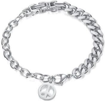 Firetti Edelstalen armband Sieraad cadeau vrede - Foto 3