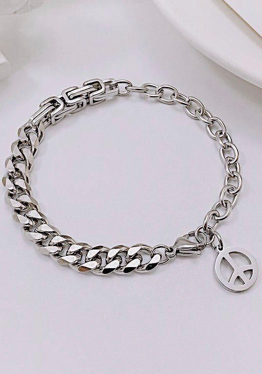 Firetti Edelstalen armband Sieraad cadeau vrede