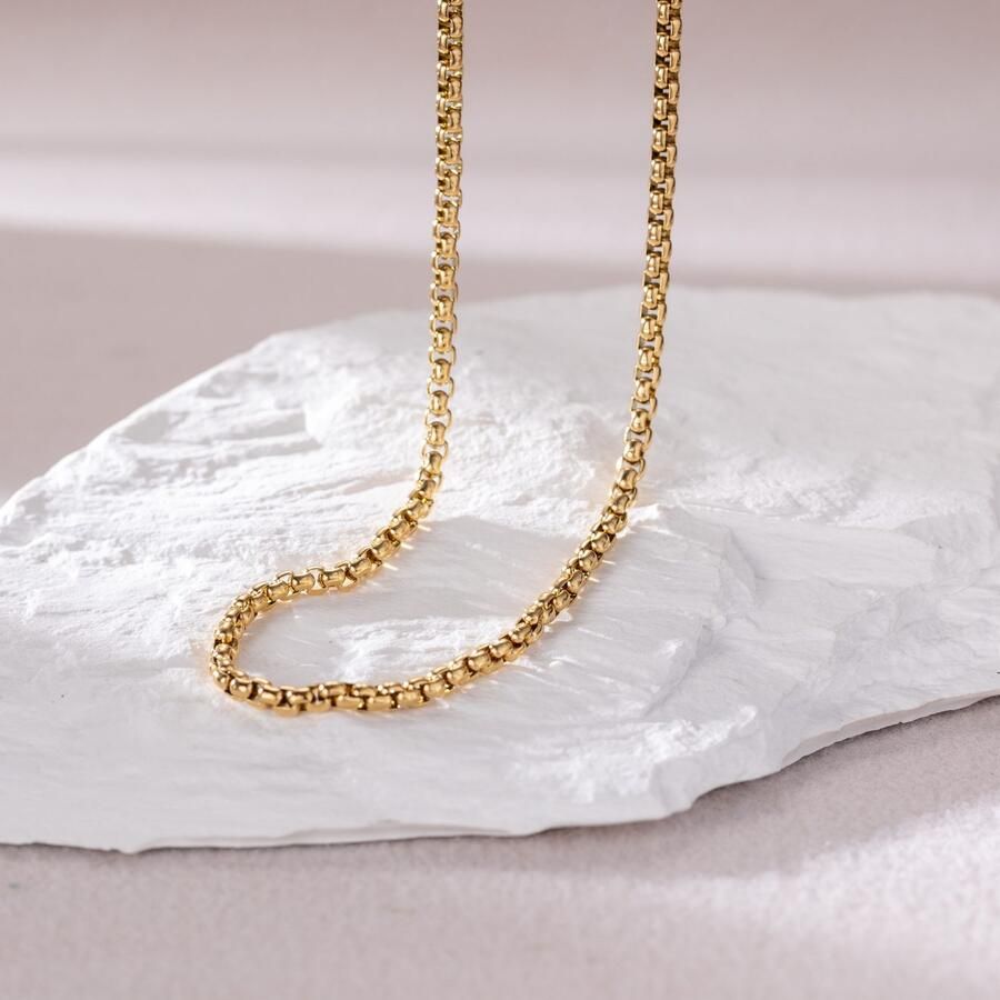 Firetti Edelstalen ketting Sieraad cadeau roestvrij staal halssieraad halsketting Venetiaanse ketting kleur