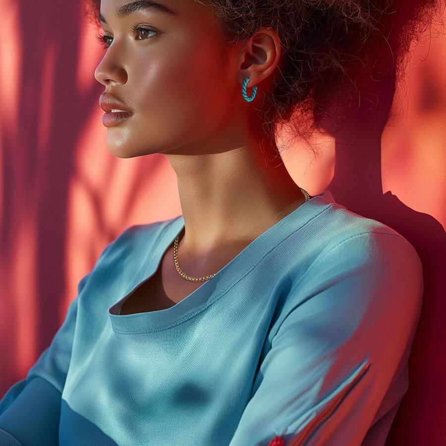 Firetti Edelstalen ketting Sieraad cadeau roestvrij staal halssieraad halsketting Venetiaanse ketting kleur - Foto 2