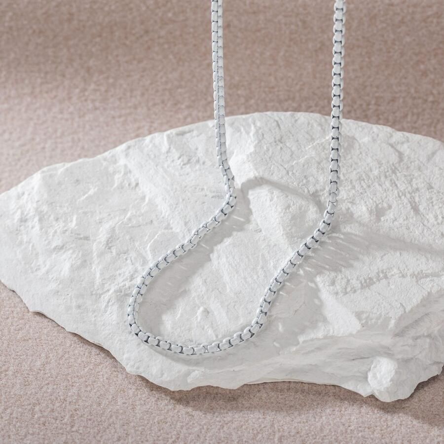 Firetti Edelstalen ketting Sieraad cadeau roestvrij staal halssieraad halsketting Venetiaanse ketting kleur