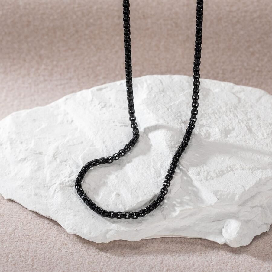 Firetti Edelstalen ketting Sieraad cadeau roestvrij staal halssieraad halsketting Venetiaanse ketting kleur