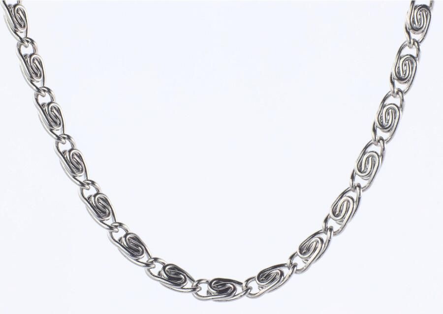 Firetti Edelstalen ketting Sieraad cadeau S-panzerketting schakeling 3 45 mm breed glanzend - Foto 2