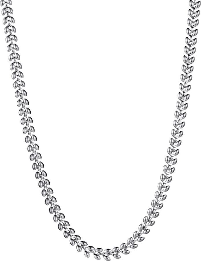 Firetti Edelstalen ketting Sieraden cadeau roestvrijstalen halssieraden halsketting tarwearen - Foto 3