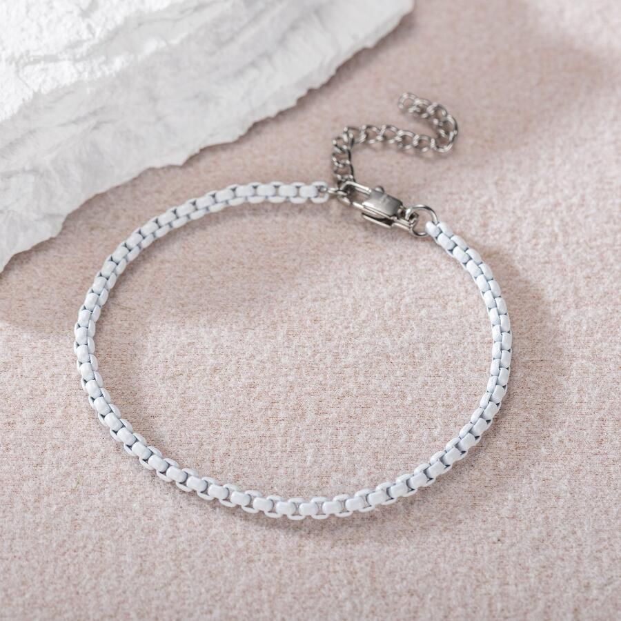 Firetti Enkelkettinkje Sieraad cadeau roestvrij staal enkelband Venetiaanse ketting kleur