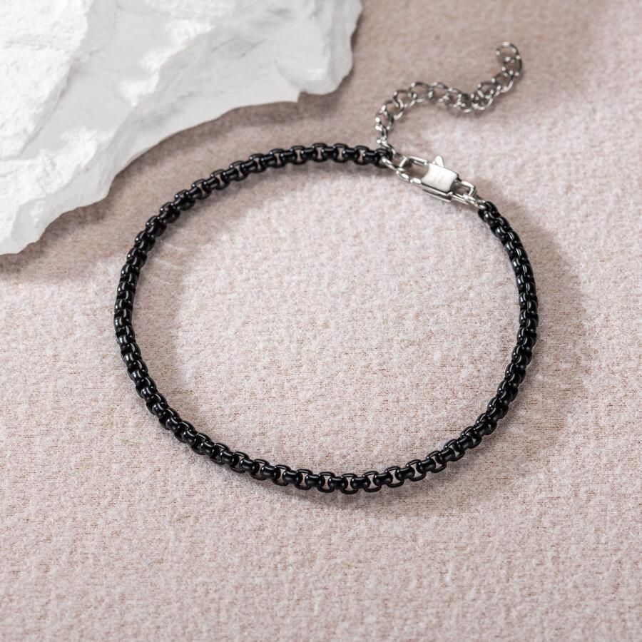 Firetti Enkelkettinkje Sieraad cadeau roestvrij staal enkelband Venetiaanse ketting kleur