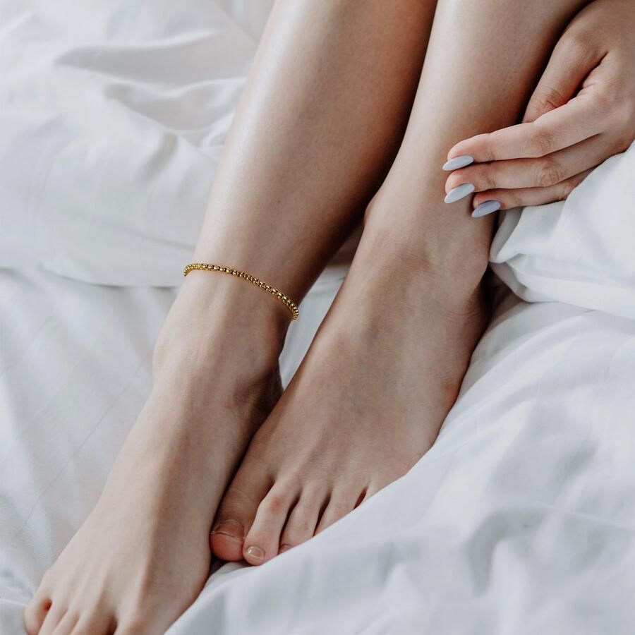 Firetti Enkelkettinkje Sieraad cadeau roestvrij staal enkelband Venetiaanse ketting kleur - Foto 2