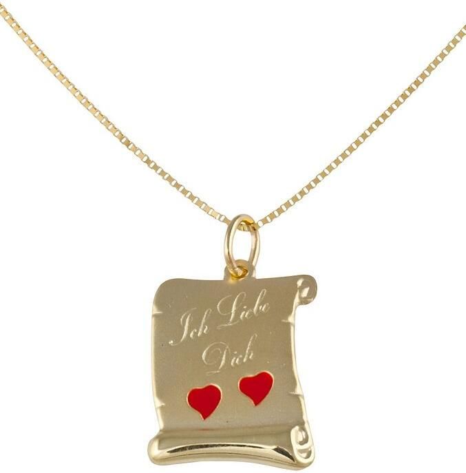 Firetti Ketting met hanger Sieraad cadeau Goudkleur 375 halssieraad ketting goudkleurige ketting Venetianer - Foto 2