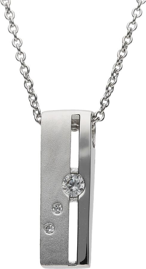 Firetti Ketting met hanger Sieraad cadeau halssieraad halsketting ketting mat glans - Foto 2