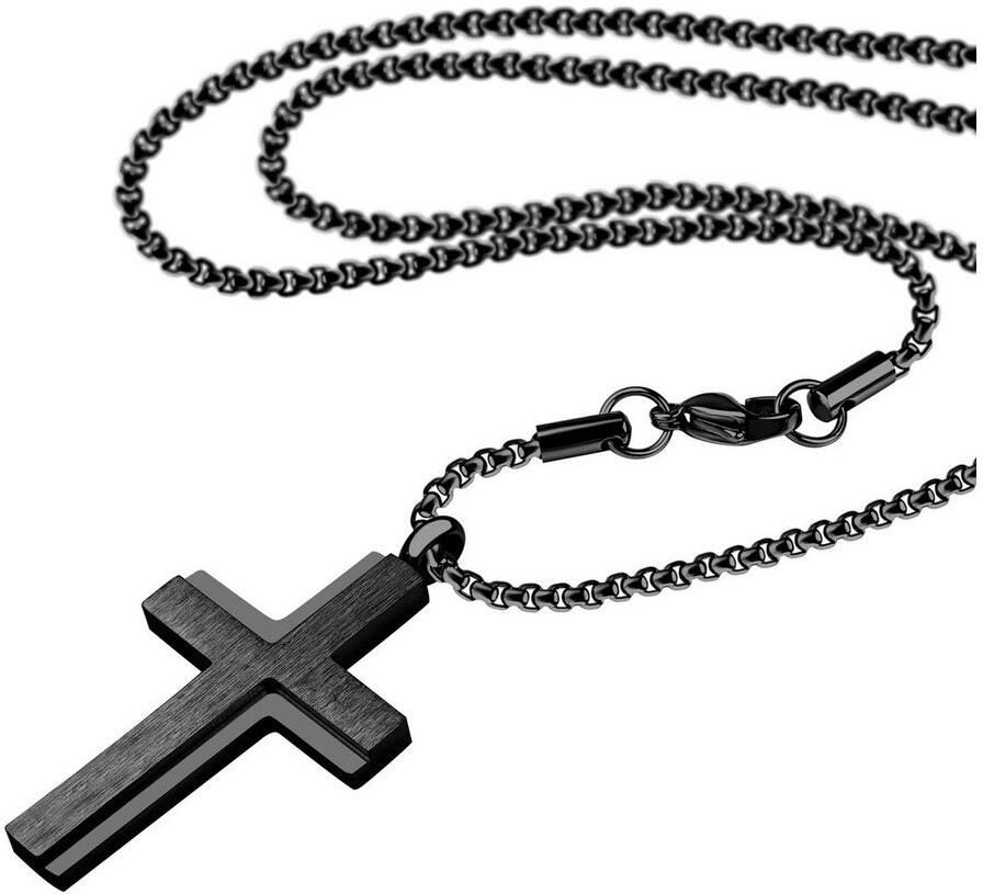 Firetti Ketting met hanger Sieraad cadeau kruis met zirkoon (synthetisch)