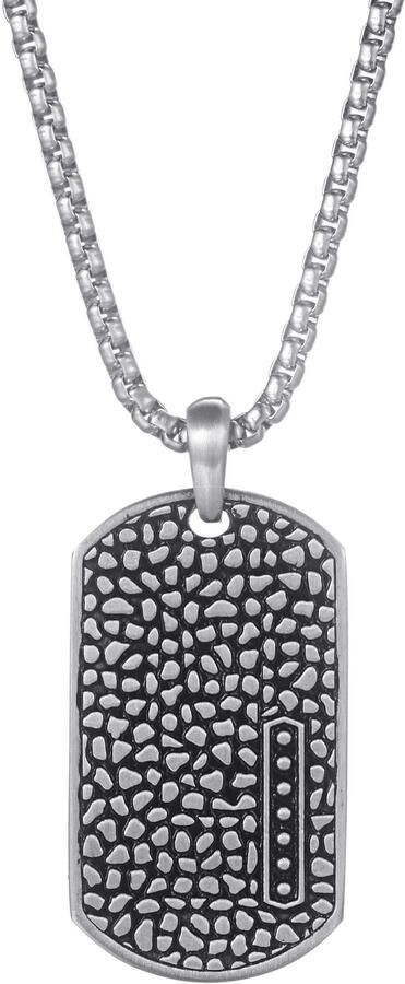 Firetti Ketting met hanger Sieraad cadeau roestvrij staal halssieraad halsketting dog tag reptiel - Foto 3