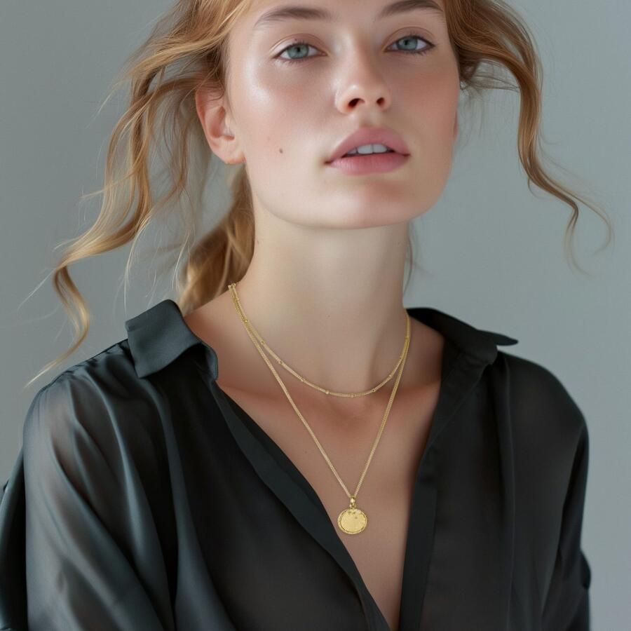 Firetti Ketting met hanger Sieraad cadeau roestvrij staal halssieraad halsketting planet earth wereld - Foto 2