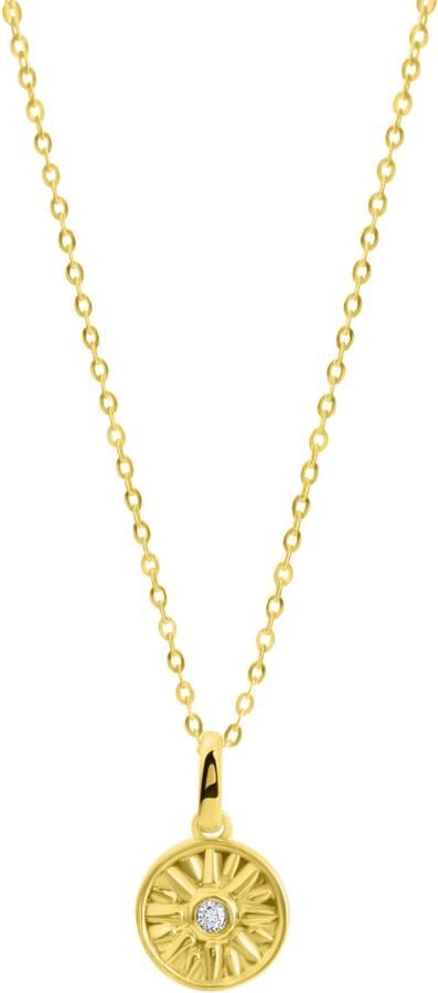 Firetti Ketting met hanger Sieraad cadeau zilver 925 halsketting ankerkett zon - Foto 2