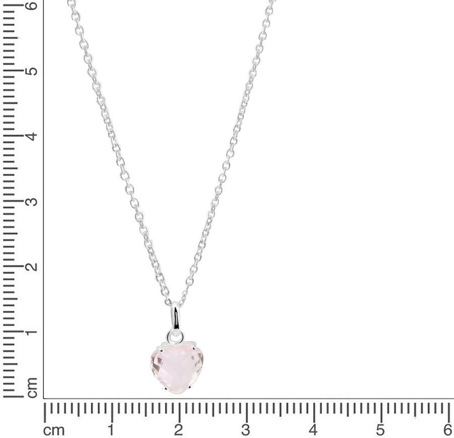 Firetti Ketting met hanger Sieraad cadeau zilver 925 halssieraad halsketting ankerketting hart