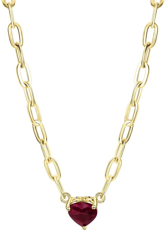 Firetti Ketting met hanger Sieraad cadeau zilver 925 halssieraad halsketting ankerketting hart - Foto 2