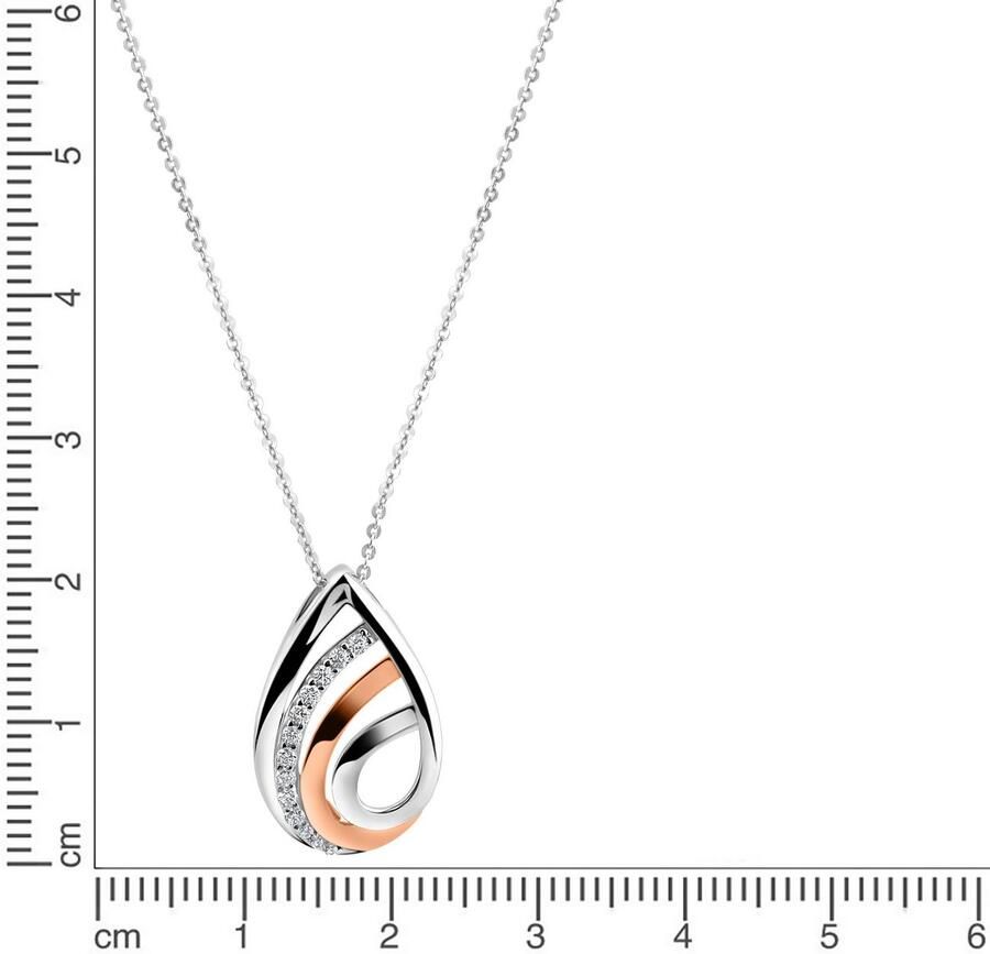 Firetti Ketting met hanger Sieraad cadeau zilver 925 halssieraad halsketting ankerketting
