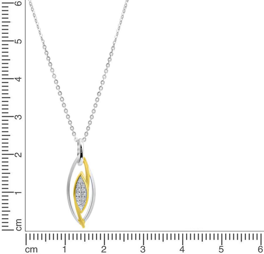 Firetti Ketting met hanger Sieraad cadeau zilver 925 halssieraad halsketting ankerketting