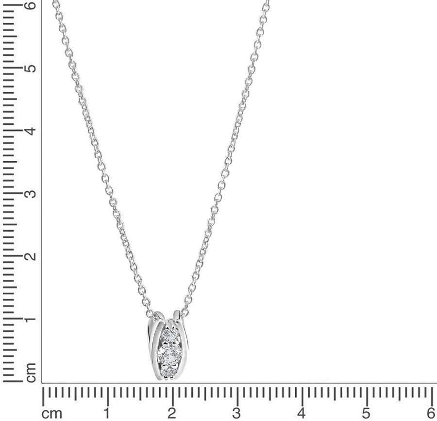 Firetti Ketting met hanger Sieraad cadeau zilver 925 halssieraad halsketting ankerketting