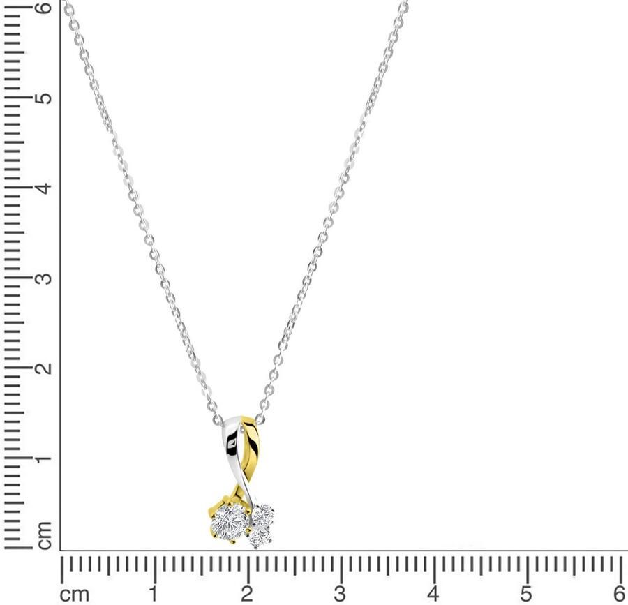 Firetti Ketting met hanger Sieraad cadeau zilver 925 halssieraad halsketting ankerketting