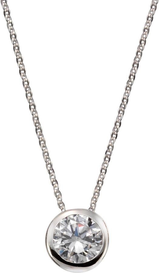 Firetti Ketting met hanger Sieraad cadeau zilver 925 halssieraad halsketting ankerketting solitair - Foto 2