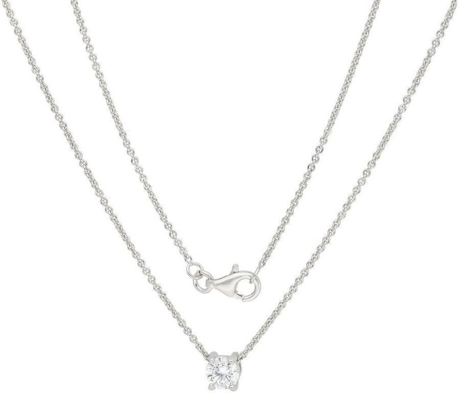 Firetti Ketting met hanger Sieraad cadeau zilver 925 halssieraad halsketting ankerketting solitair - Foto 1