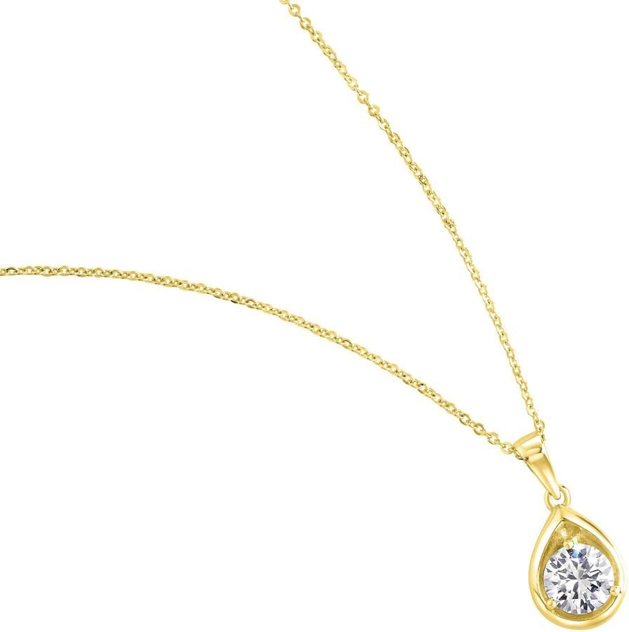 Firetti Ketting met hanger Sieraad cadeau zilver 925 halssieraad halsketting ankerketting solitair - Foto 2