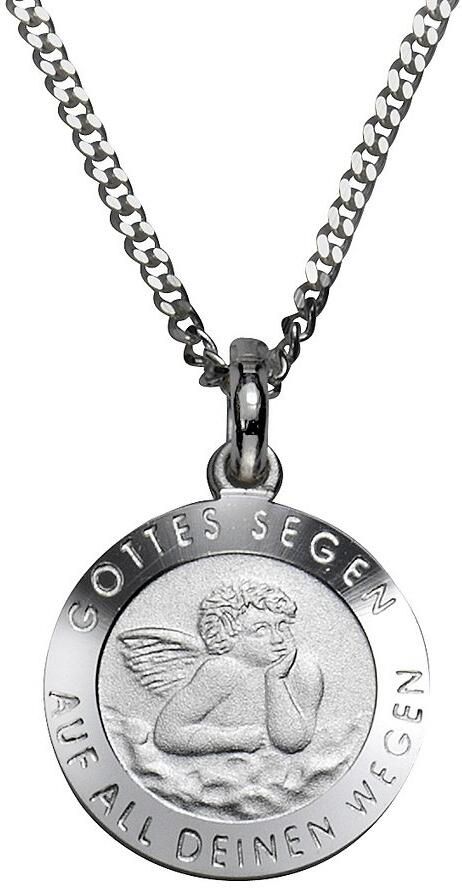 Firetti Ketting met hanger Sieraad cadeau zilver 925 halssieraad halsketting panzerketting engel - Foto 3