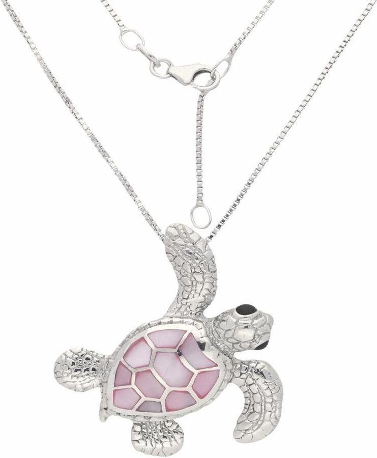 Firetti Ketting met hanger Sieraad cadeau zilver 925 halssieraad halsketting schildpad