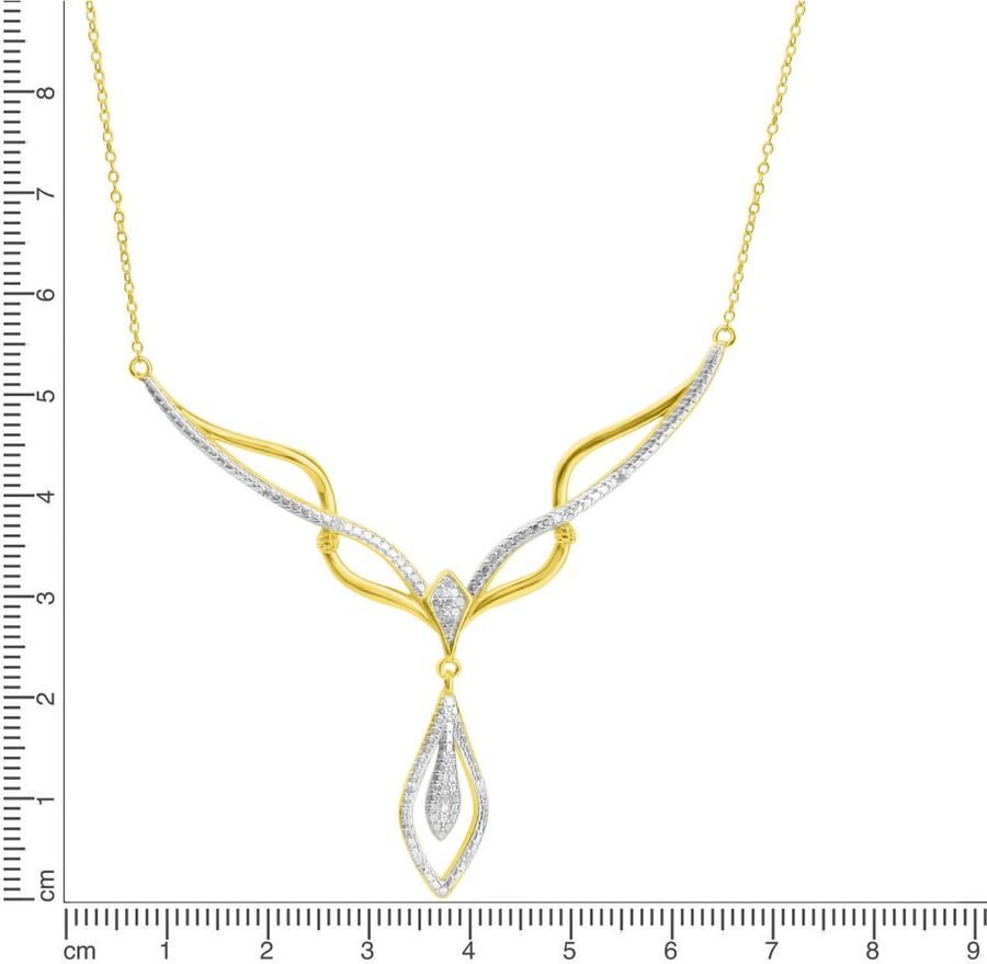 Firetti Ketting met hanger Sieraad cadeau zilver 925 halssieraad halsketting statement druppel