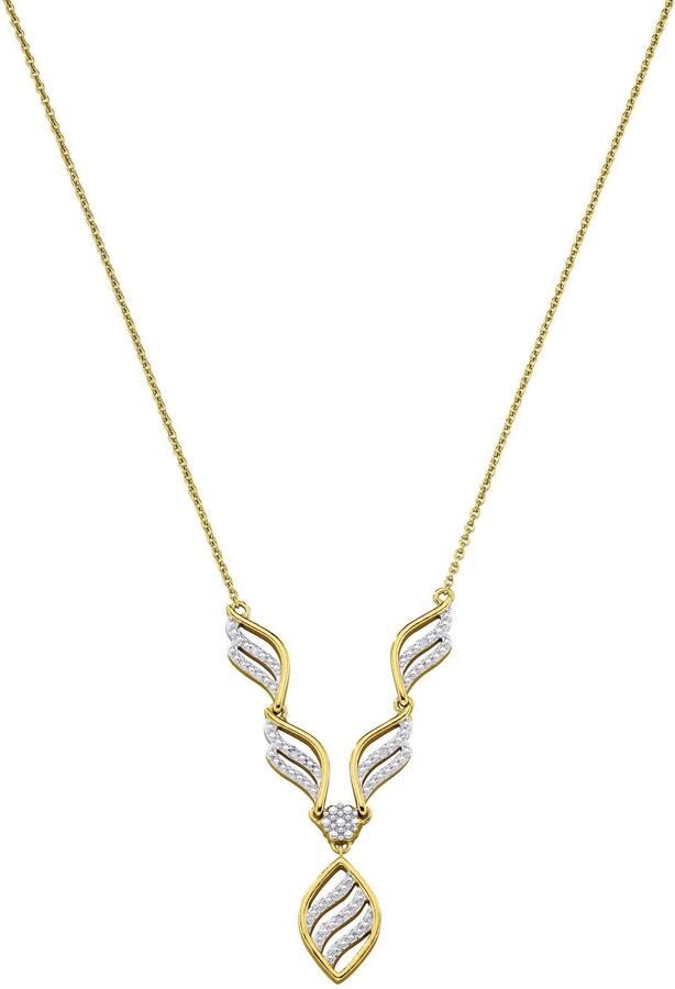 Firetti Ketting met hanger Sieraad cadeau zilver 925 halssieraad ketting statement bloem navette - Foto 3