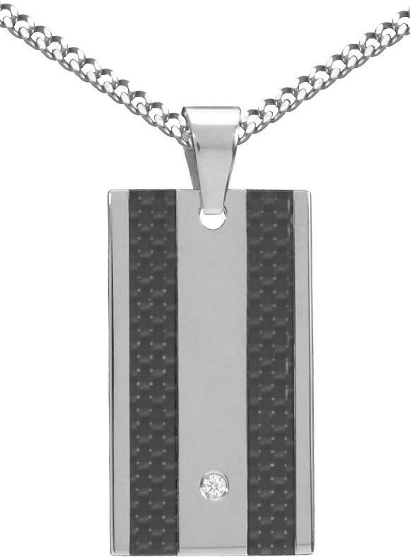 Firetti Ketting met hanger Sieraden cadeau halsketting schakelketting dog tag - Foto 2