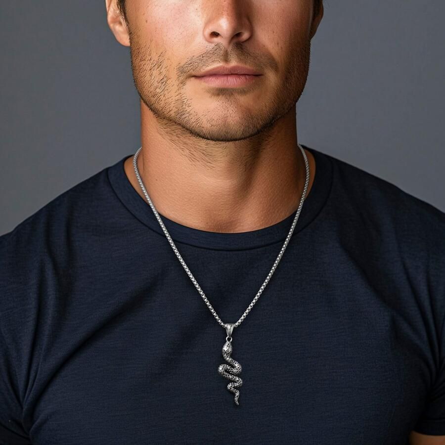 Firetti Ketting met hanger Sieraden cadeau roestvrijstalen halssieraden halsketting venezianer slang