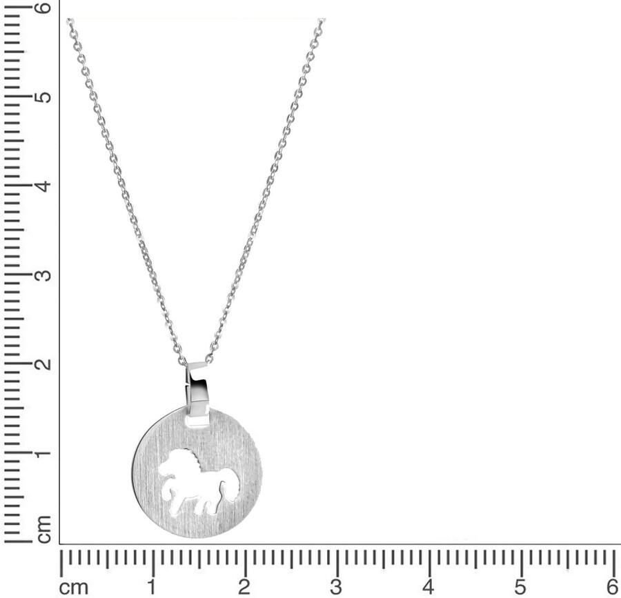 Firetti Ketting met hanger Sieraden cadeau zilver 925 halsketting ankerketting paard