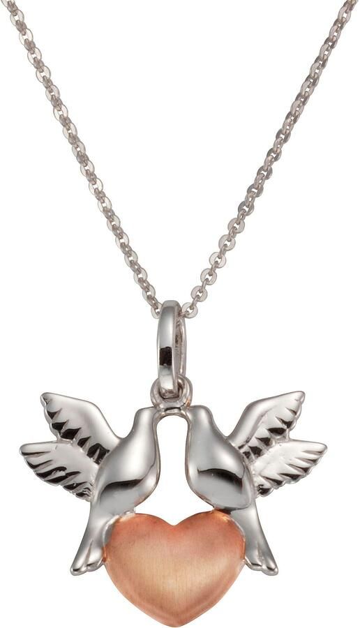 Firetti Ketting met hanger Sieraden cadeau zilver 925 halsketting duif-hart - Foto 2