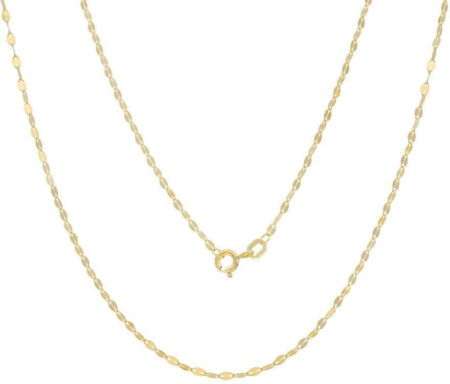 Firetti Ketting zonder hanger Sieraad cadeau goudkleur 750 halssieraad halsketting goudkleurige ketting plaatjes