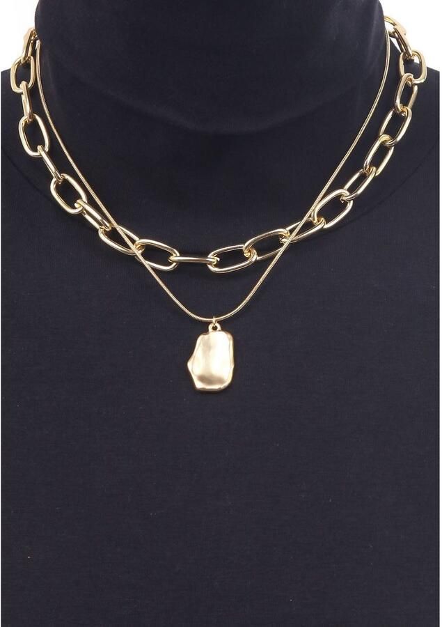 Firetti Kettingenset Collierset meerrijig afzonderlijk te dragen (set 2-delig) - Foto 7