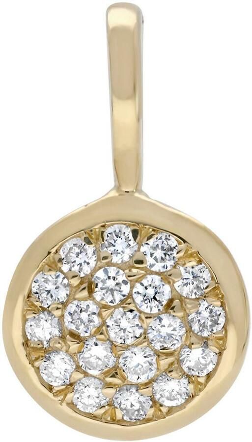 Firetti Kettinghanger Sieraad cadeau goud 585 halssieraad hanger halsketting cirkel rond