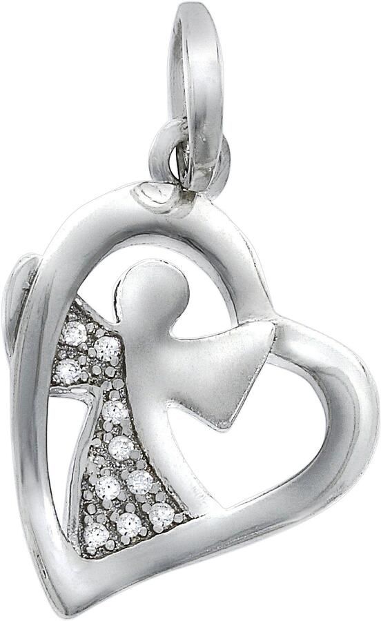 Firetti Kettinghanger Sieraad cadeau zilver 925 halssieraad hanger hart - Foto 2