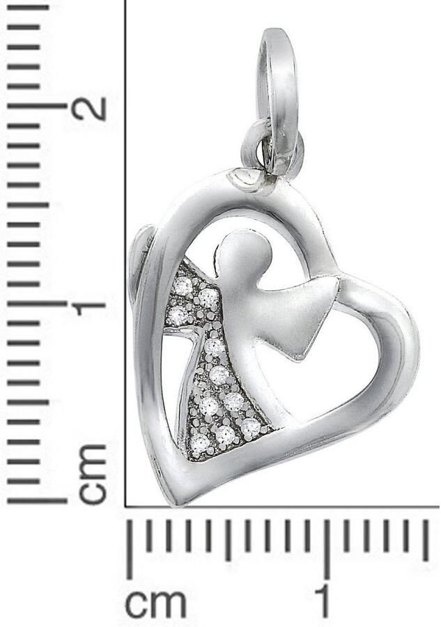 Firetti Kettinghanger Sieraad cadeau zilver 925 halssieraad hanger hart