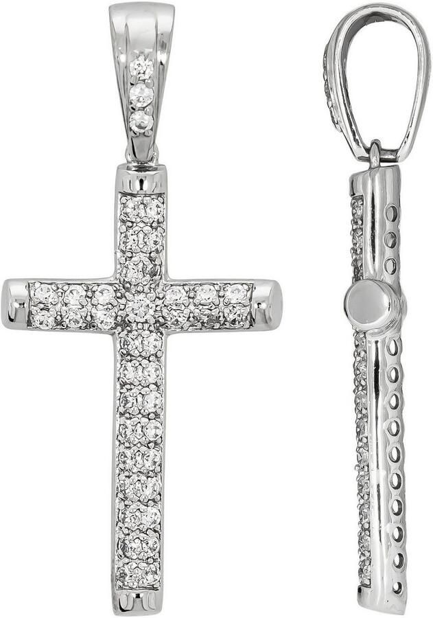 Firetti Kettinghanger Sieraad cadeau zilver 925 halssieraad hanger kruis