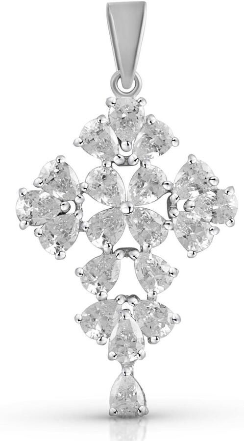 Firetti Kettinghanger Sieraad cadeau zilver 925 halssieraad hanger kruis - Foto 2