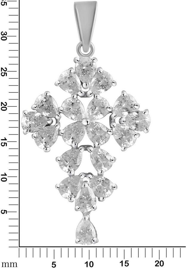 Firetti Kettinghanger Sieraad cadeau zilver 925 halssieraad hanger kruis