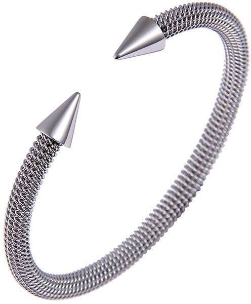 Firetti Klemarmband Sieraad cadeau armbanden mesh-ketting kegel