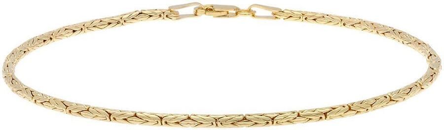 Firetti Koningsarmband Sieraad cadeau goud 585 armbanden armbandketting goudkleurige armband koningsketting - Foto 3