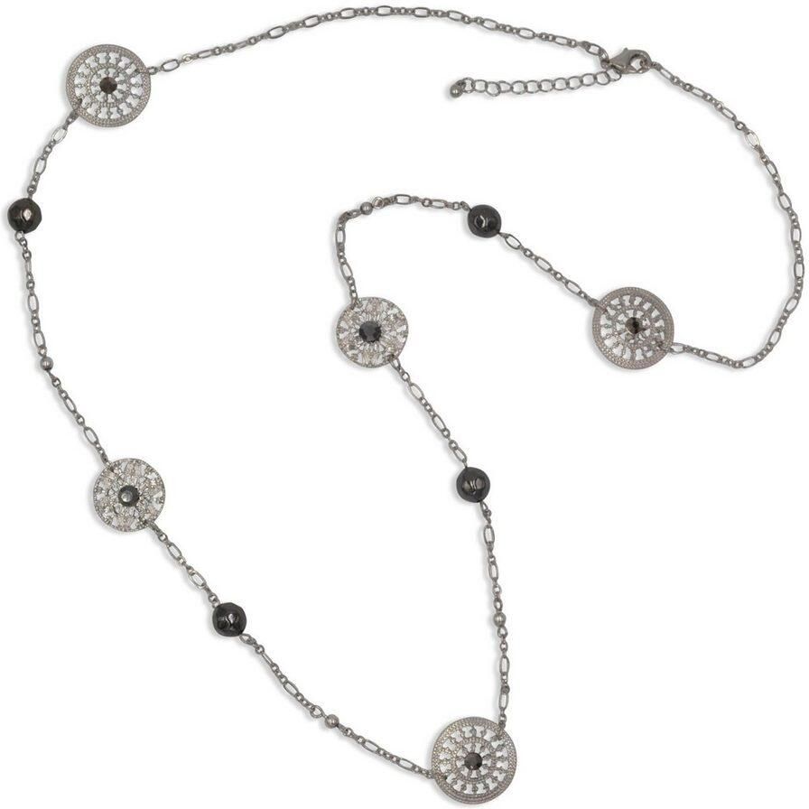 Firetti Lange ketting Figaro Blume met zirkoon (synthetisch)