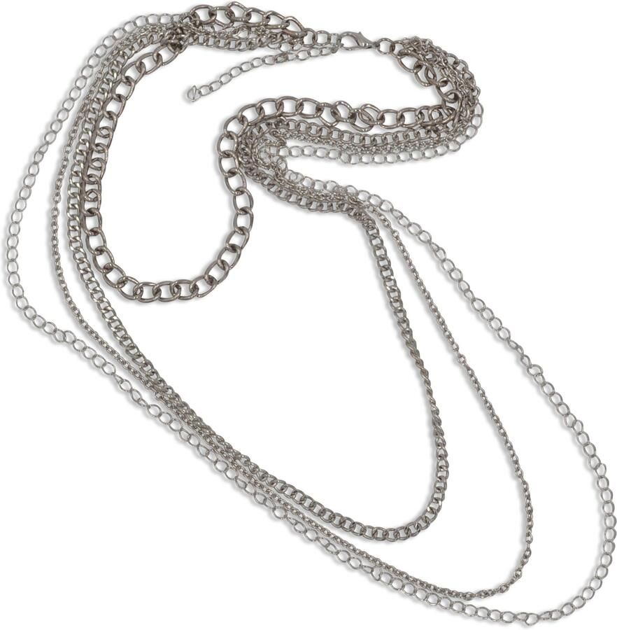 Firetti Lange ketting Lang Laagjes met zirkoon (synthetisch) - Foto 2